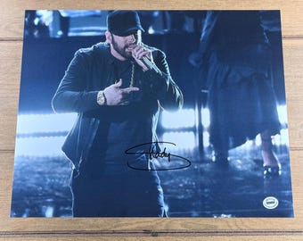 Eminem Signed Photo – Slim Shady, 8 Mile, Infinite W/COA - Etsy