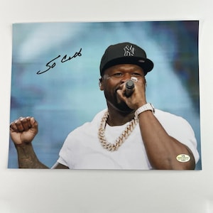 50 Cent Autographed Signed Photo Hip Hop Superstar Actor 8.5&quot;x11&quot; Curtis Jackson w/ COA Hologram