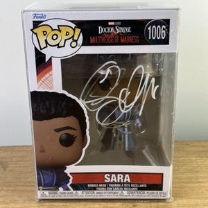 Sheila Atim Signed COA Funko Pop! Movies #1006 &quot;Dr Strange Mom&quot; Autographed w/ Holo COA