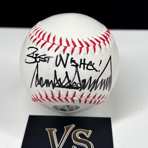 Donald Trump Signed Baseball President Hand Signed &quot;Best Wishes&quot; Autographed COA HOLO