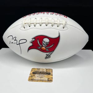 Autographed Tom Brady Tampa Bay Buccaneers Super Bowl Full Size Football Signed w/ Hologram COA