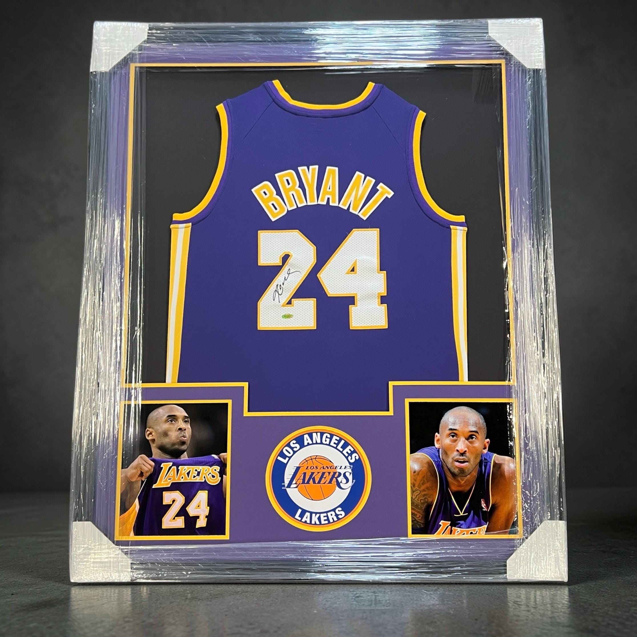 Signed Kobe Bryant Lakers Jersey, Framed Autograph, COA - Etsy