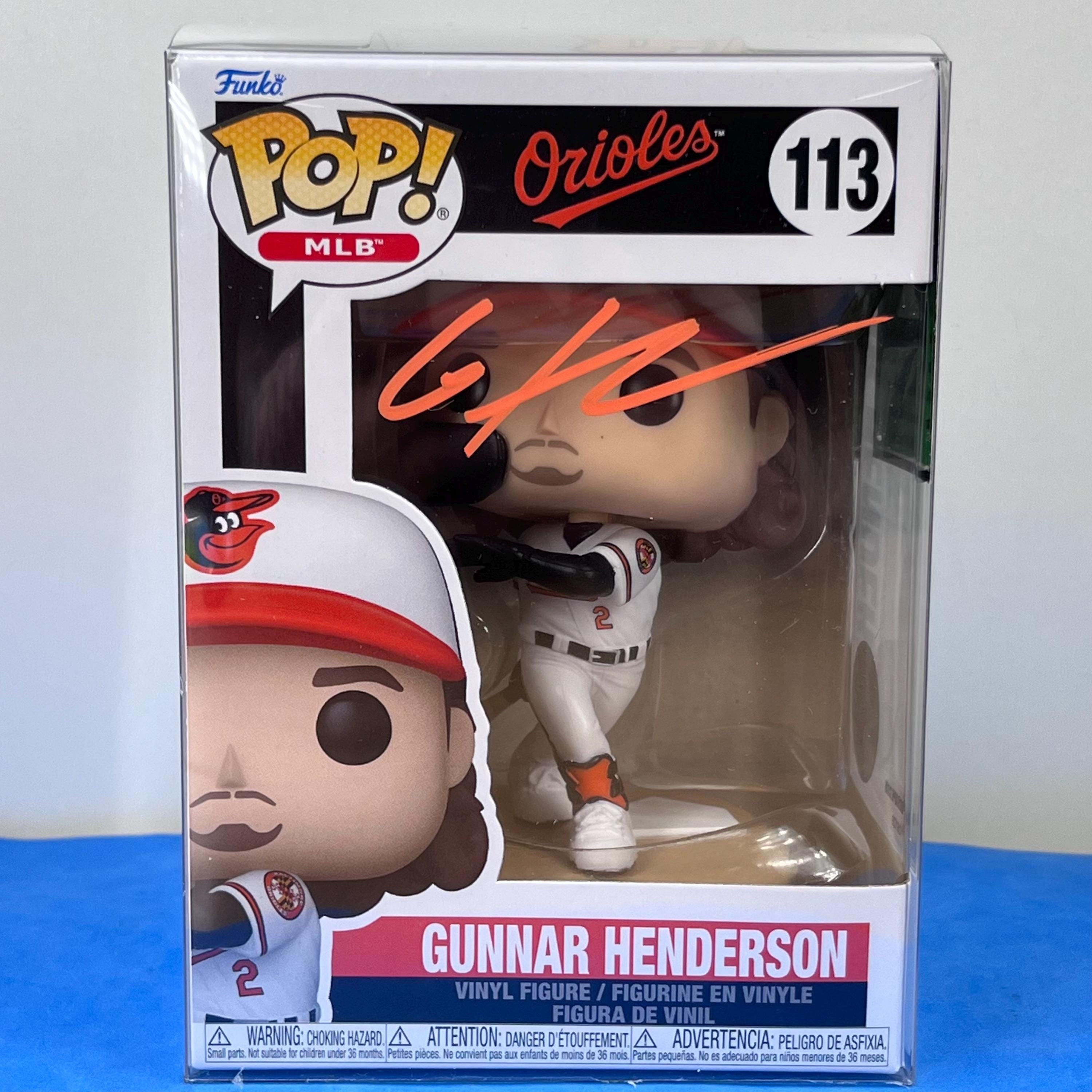 Gunnar Henderson Hand Signed Funko Pop Autographed MLB Funko Pop