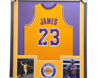 Lebron James PSA/DNA Signed Autographed Los Angeles Lakers Jersey