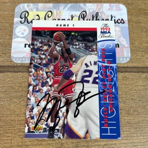 "Signierte Michael Jordan ""Upper Deck""-Sammelkarte mit Autogramm von COA Chicago Bulls #23."