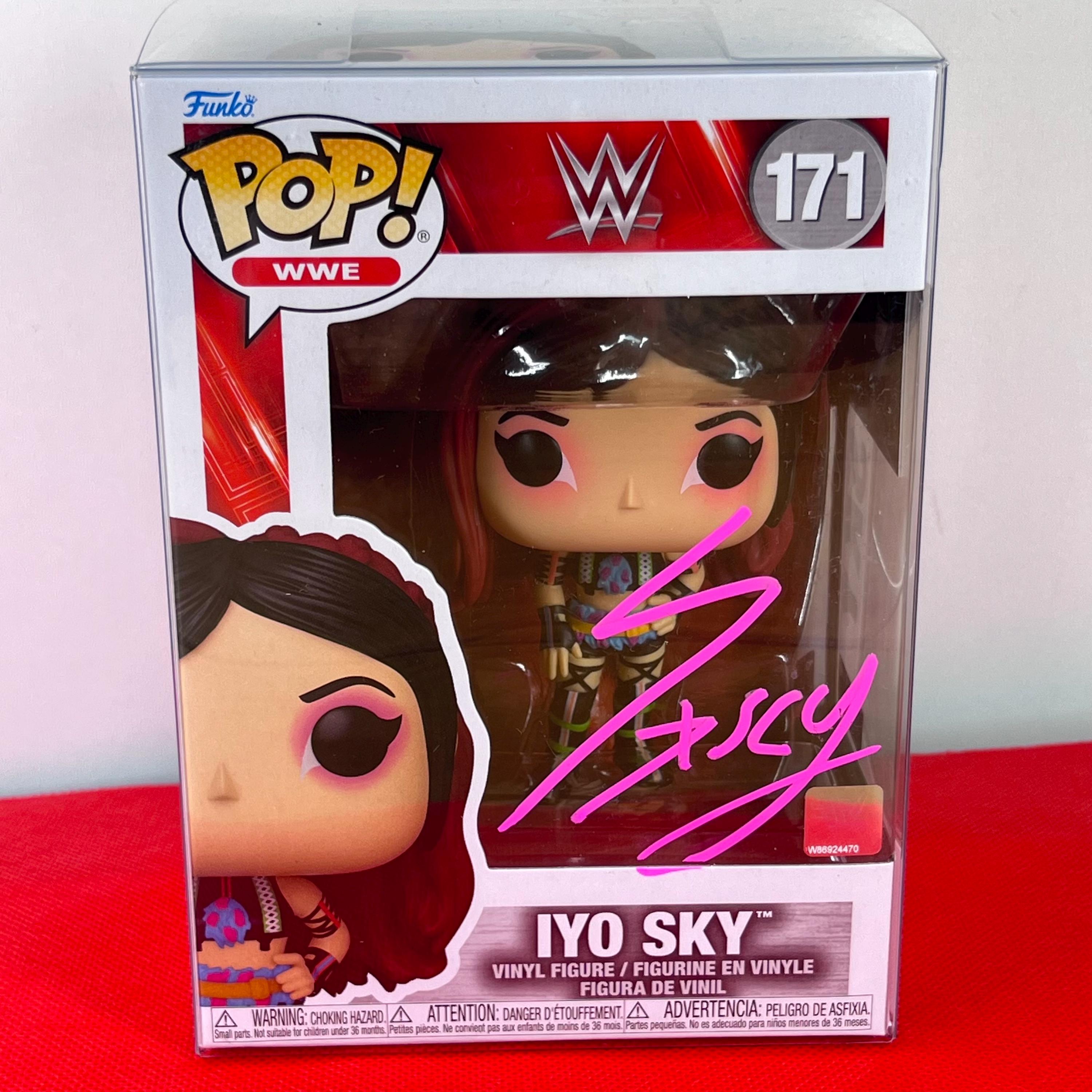 直筆サイン入り　Funko Pop WWE Iyo Sky ソフビフィギュア Iyo Sky Hand Signed Funko Pop Autographed WWE Funko Pop! #171 W