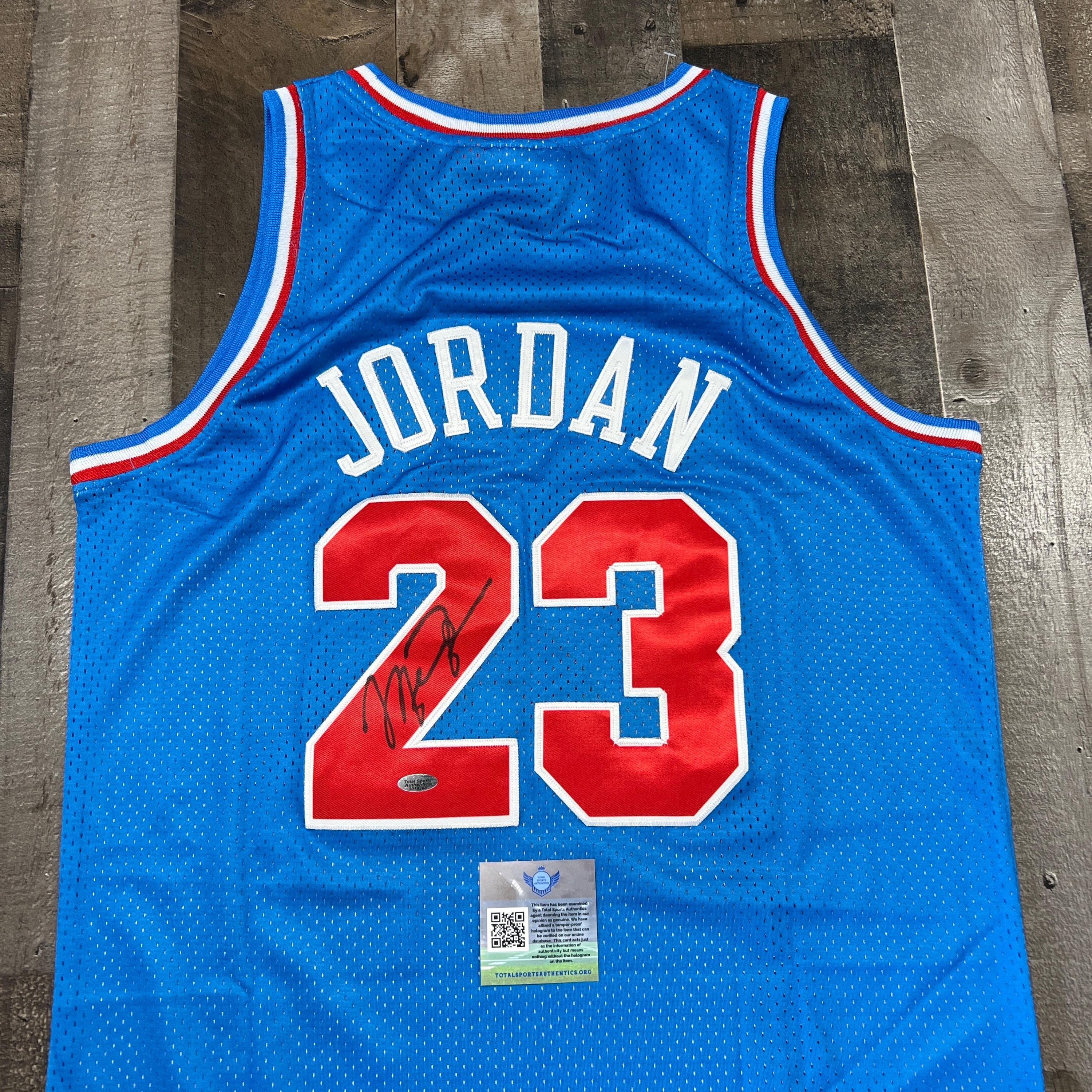 Signed Michael Jordan All-star Jersey Chicago Bulls #23, Autograph