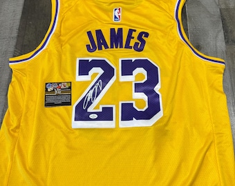 LeBron James Signed Autographed Lakers Jersey #23 COA