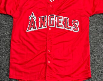 マイク・トラウト直筆サイン入り野球ジャージ ロサンゼルス