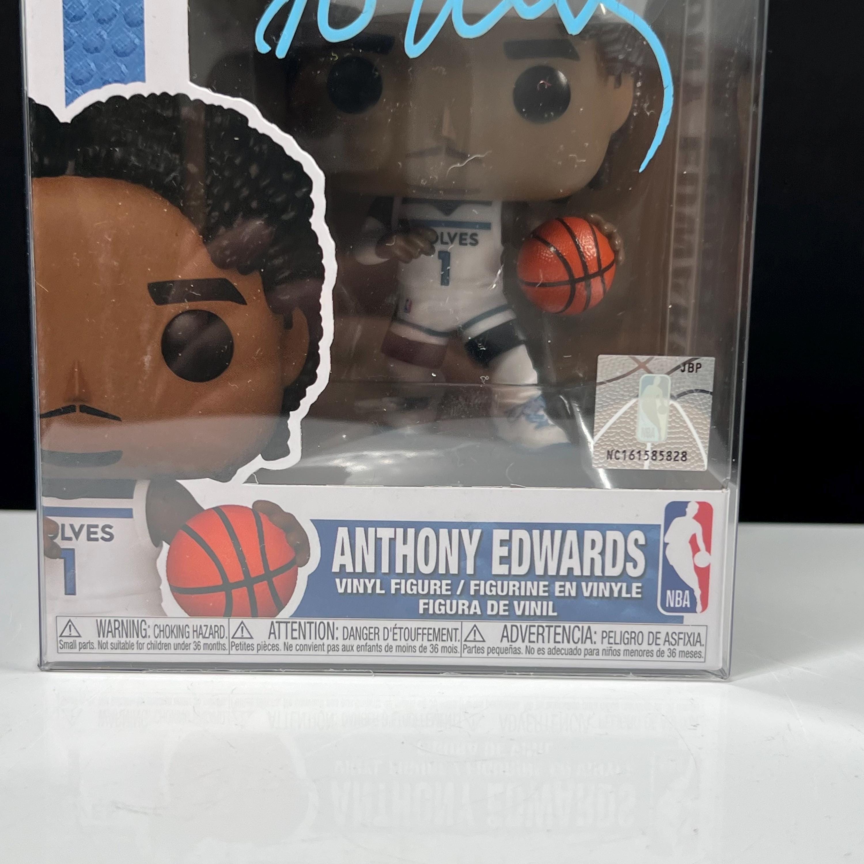 Anthony Edwards Signed Funko Pop Figure #154 Minnesota
