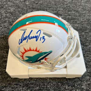 Dan Marino Signed Miami Dolphins NFL Mini Helmet #13 Autographed Helmet Hologram COA