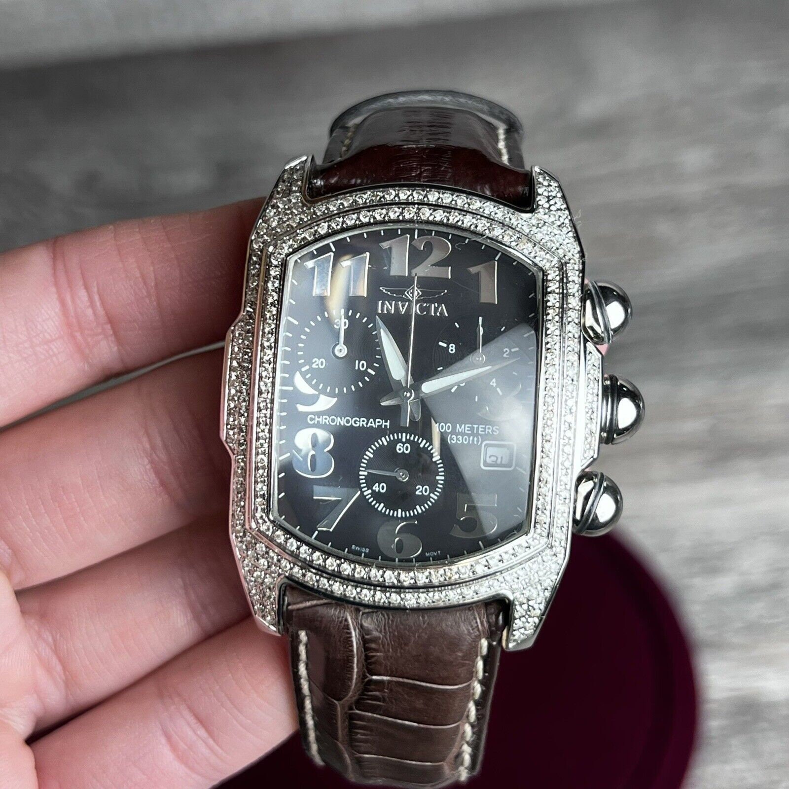 Invicta Lupah Lady Watch w/ Diamonds Invicta Lupah Ladies Stainless Steel 0.15CT. Diamond Bezel  main image 3