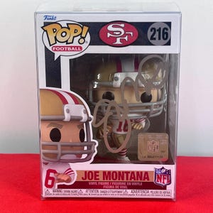 Joe Montana Signed Funko Pop Figure #215 San Francisco 49ers Autograph w/COA Hologram