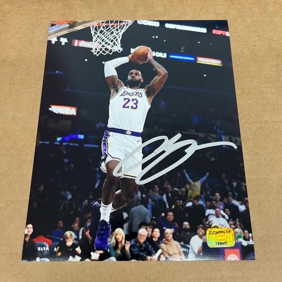 lebron autograph