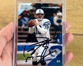 ペイトン・マニング サイン入り インディアナポリス・コルツ