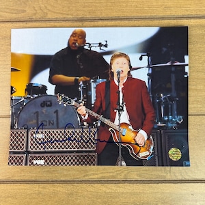 Paul McCartney Hand Signed 8.5x11 Photo Beatles Legend Autographed COA HOLOGRAM