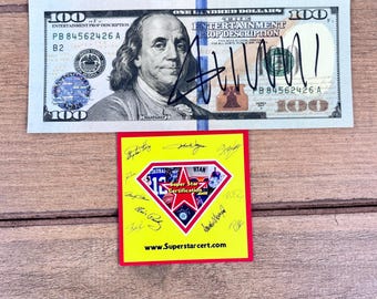 ドナルド・トランプの直筆サインカード（証明書付き） - Etsy 日本
