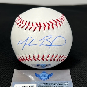 Mookie Betts Signed Baseball Rawlings Autographed Ball LA Dodgers COA