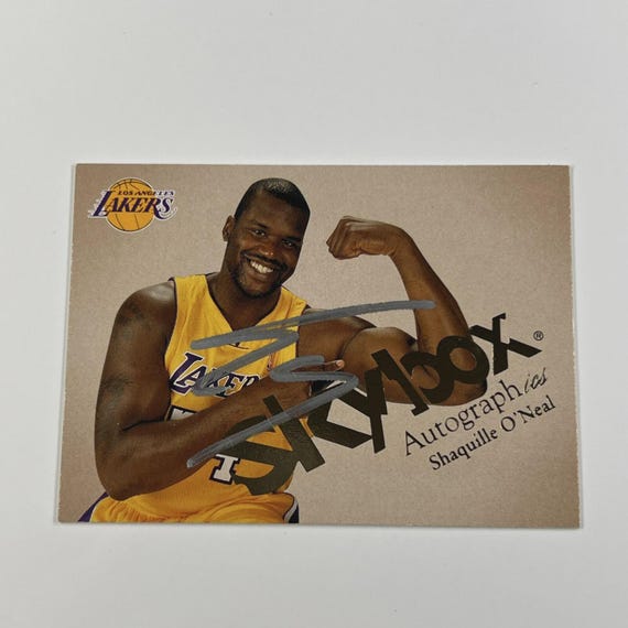 Shaquille O'neal Signed Basketball Sports Card LA Lakers #34 Autograph With  Hologram COA - Etsy New Zealand