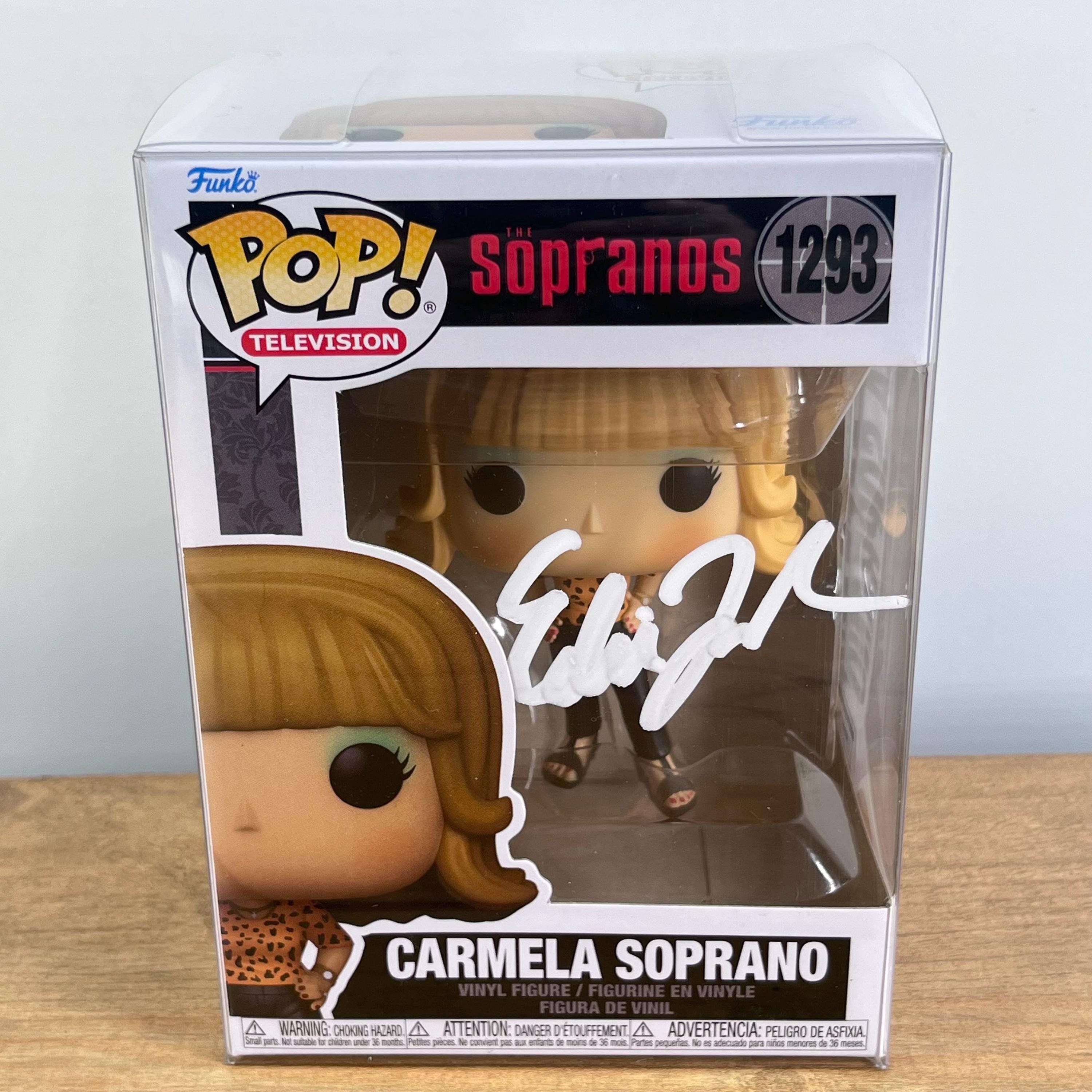Soprano様のご注文ベジです。 Edie Falco Hand Signed Funko Pop Carmela Soprano #1293 Cert