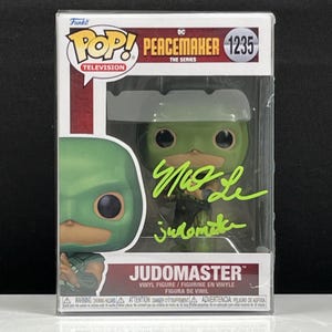 Nhut Le Signed Funko Pop! Television Peacemaker #1235 Judomaster HOLOGRAM COA