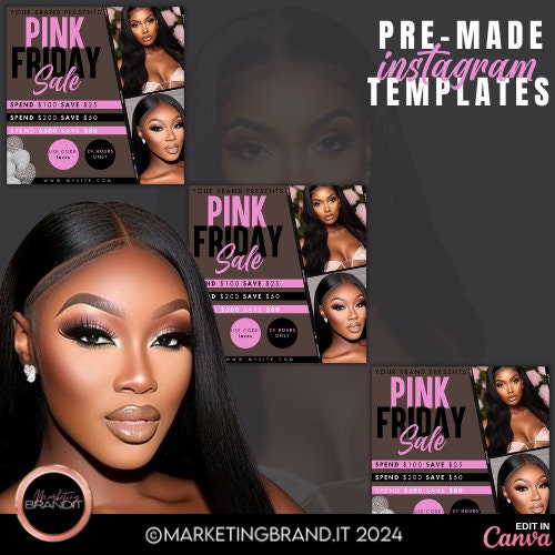 store product block Editable Instagram Template poster