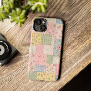 Pastel Floral Patchwork Phone Case