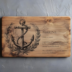 アメリカ MARINE CORPS 海軍 壁掛け インテリア 木製 彫刻 Marine Wood Sign - Etsy