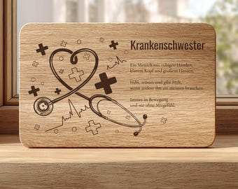 Krankenschwester Definition SVG PNG, Lasergravur Geschenk für Pflege, Abschied, Examen und Ruhestand