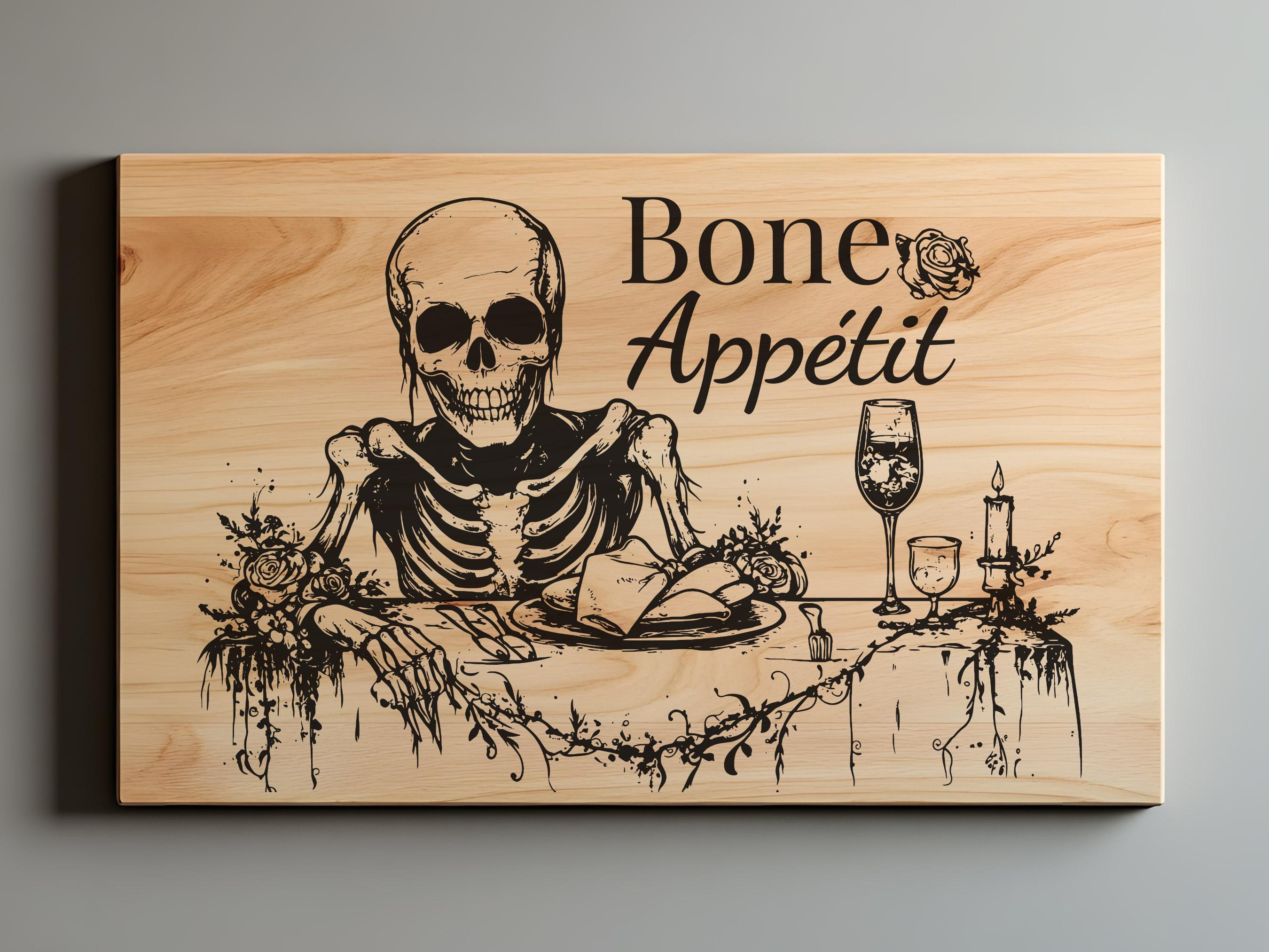 Funny Cutting Board, Charcuterie Laser Engrave Svg File, Gothic Cutting Board, Kitchen Signs Svg, Png, Lightburn Laser SVG File, Wood Sign