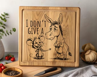 I Don't Give A, Fanny Charcuterie, Cutting Board, Sarcastic Svg, Kitchen Decor Signs Svg, Png