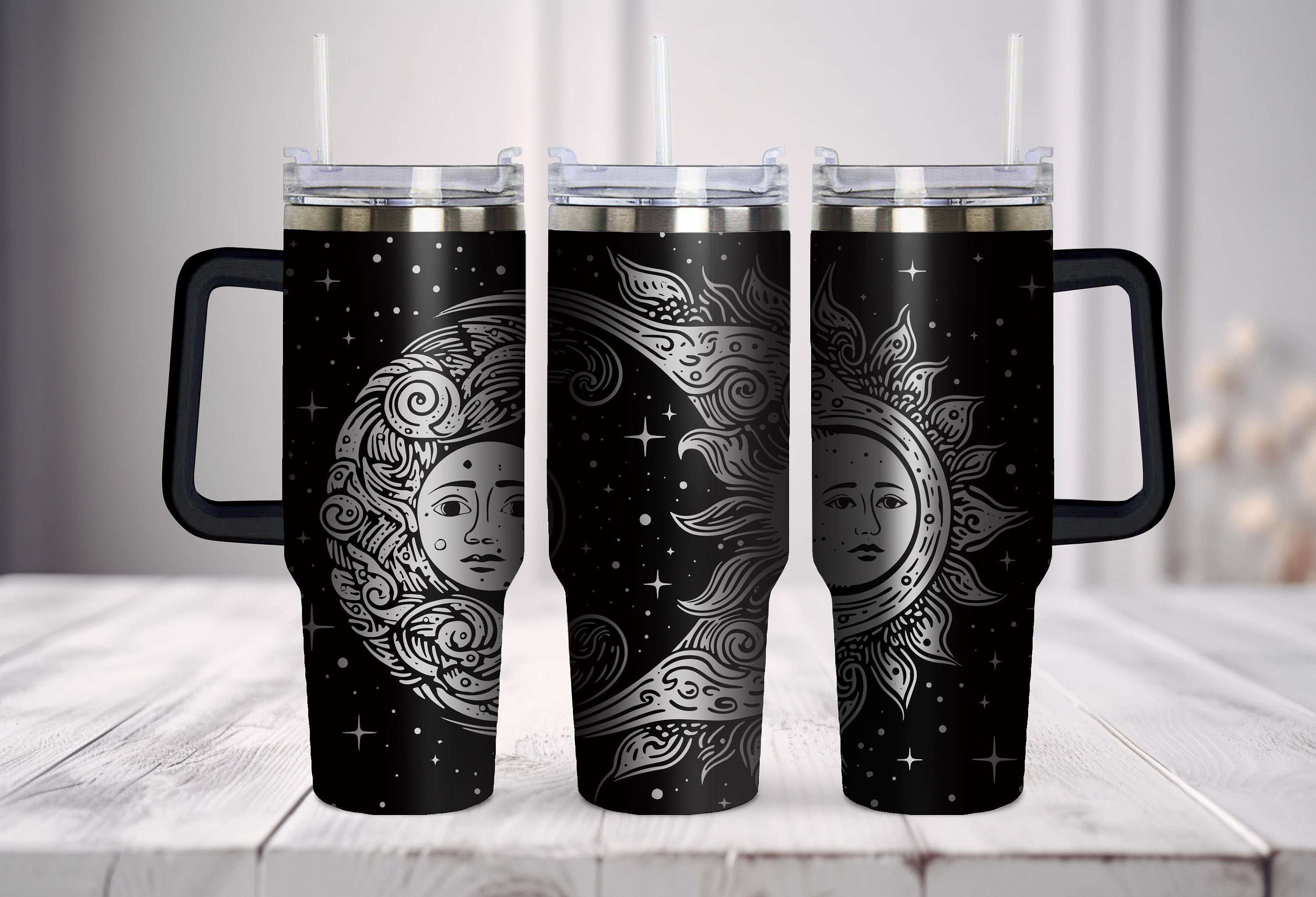 Supernatural Tumbler Wrap SVG for 40oz Tumbler, Laser Svg, 40oz