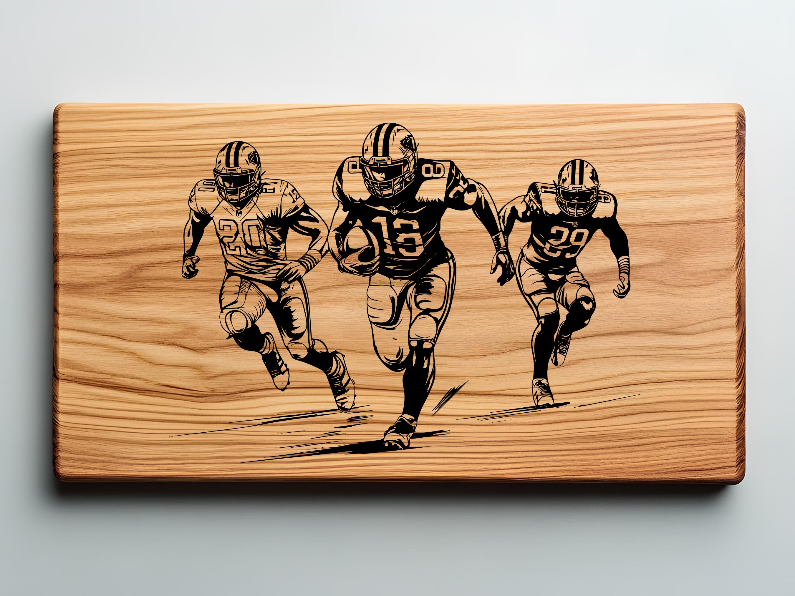Nfl Cutting Board - Etsy UK
