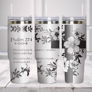 Christian Tumbler Wrap SVG Seamless, 40oz Tumbler Full Wrap Laser Svg, Laser Engraved Svg, Tumbler Laser File, Laser Svg For Tumbler.