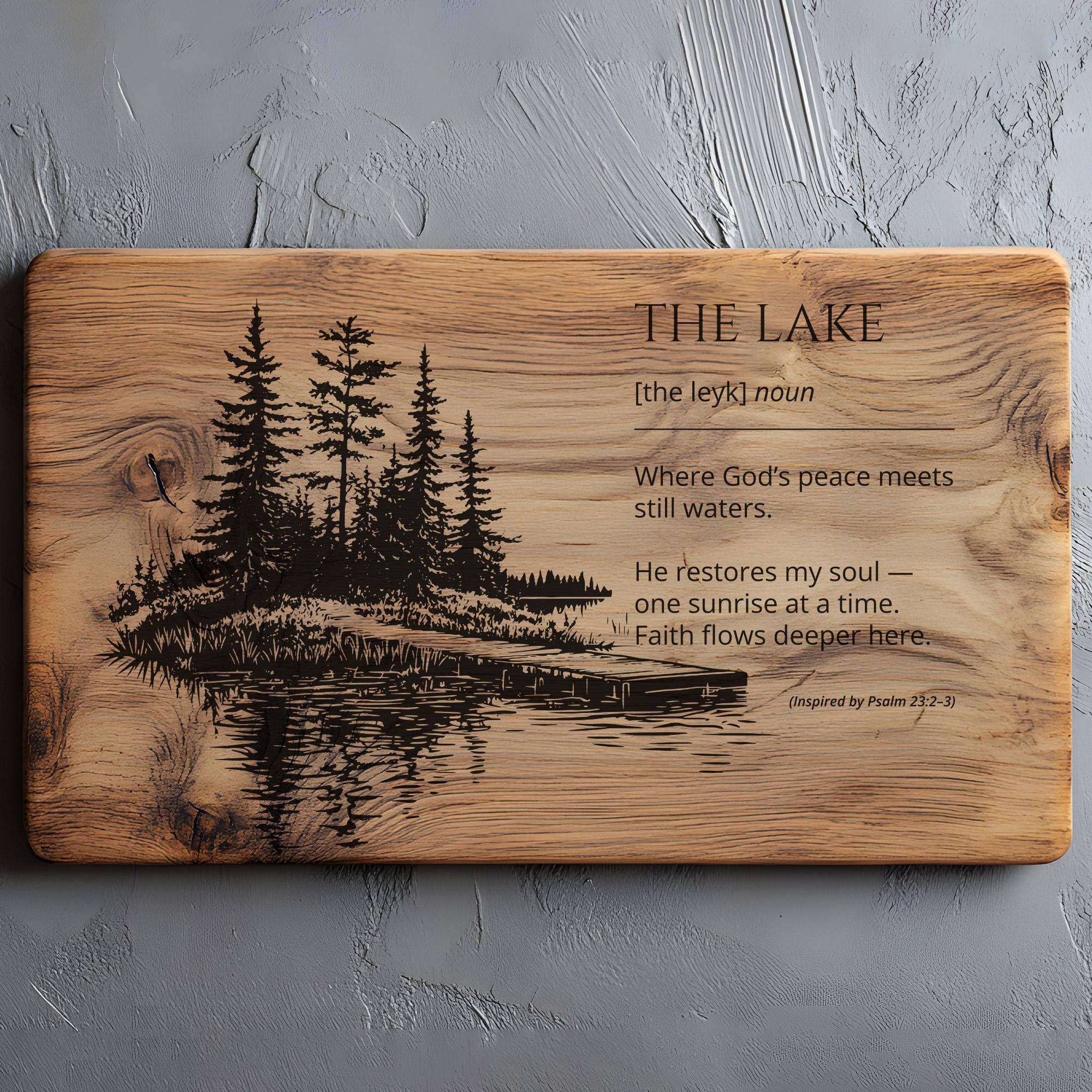 Lake Cabin Decor, Charcuterie, Cutting Board Laser Engrave SVG PNG ...