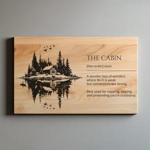 Hunting Cabin Decor Charcuterie, Cutting Board Laser Engrave SVG File, Lake Hous Svg Png, Lightburn Laser SVG File, Wood Sign