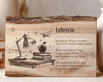 Lehrer Lehrerin Definition SVG PNG, Lasergravur Geschenk für Abschied, Dankeschön und Schuljahresende