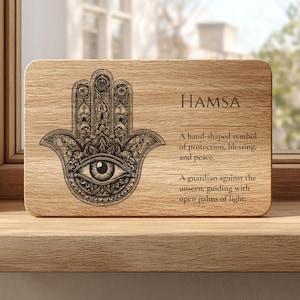 Hamsa Protection Symbol SVG, Evil Eye Judaica Laser Engraving Design