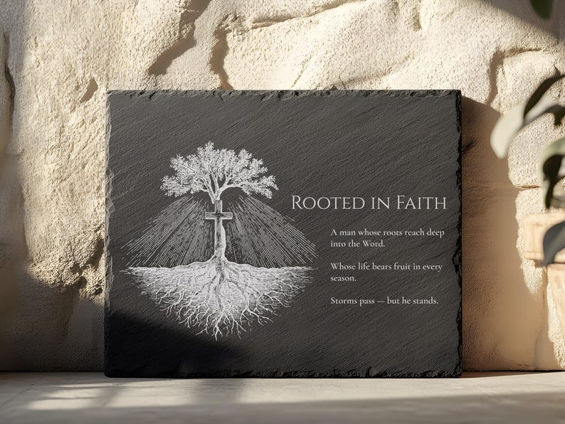 Rooted in Faith PNG SVG, Charcuterie, Cutting Board Laser Engrave ...