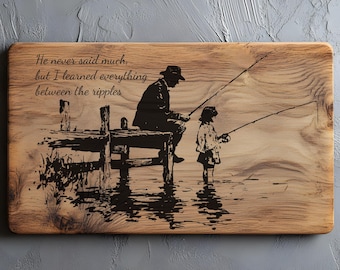 Granddaughter Gifts Charcuterie, Cutting Board Laser Engrave SVG, PNG Files, Fishing Life, Lightburn Laser Svg File, Wood Sign, Lake Life