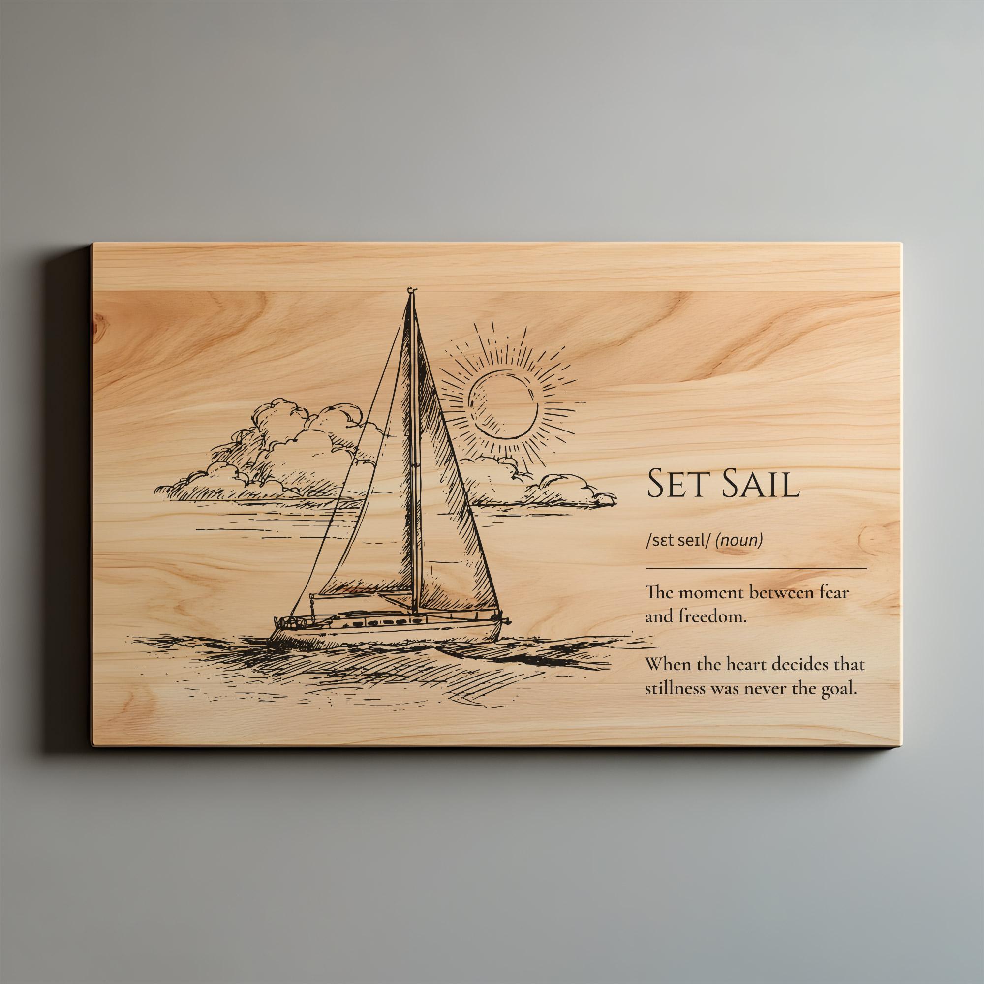 SET SAIL DEFINITION MEANING visual data 8