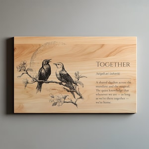 Together Charcuterie SVG PNG, Wedding Cutting Board Svg, Laser Engrave Svg File, Lightburn Laser Svg File, Wood Sign, Romantic Plaque Svg