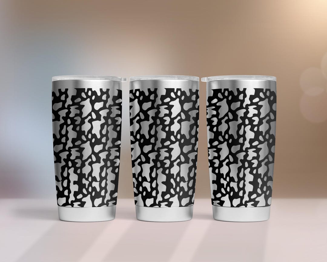 Cowhide Tumbler SVG Wrap Laser, 20oz Tumbler Full Wrap, Laser Engraving ...