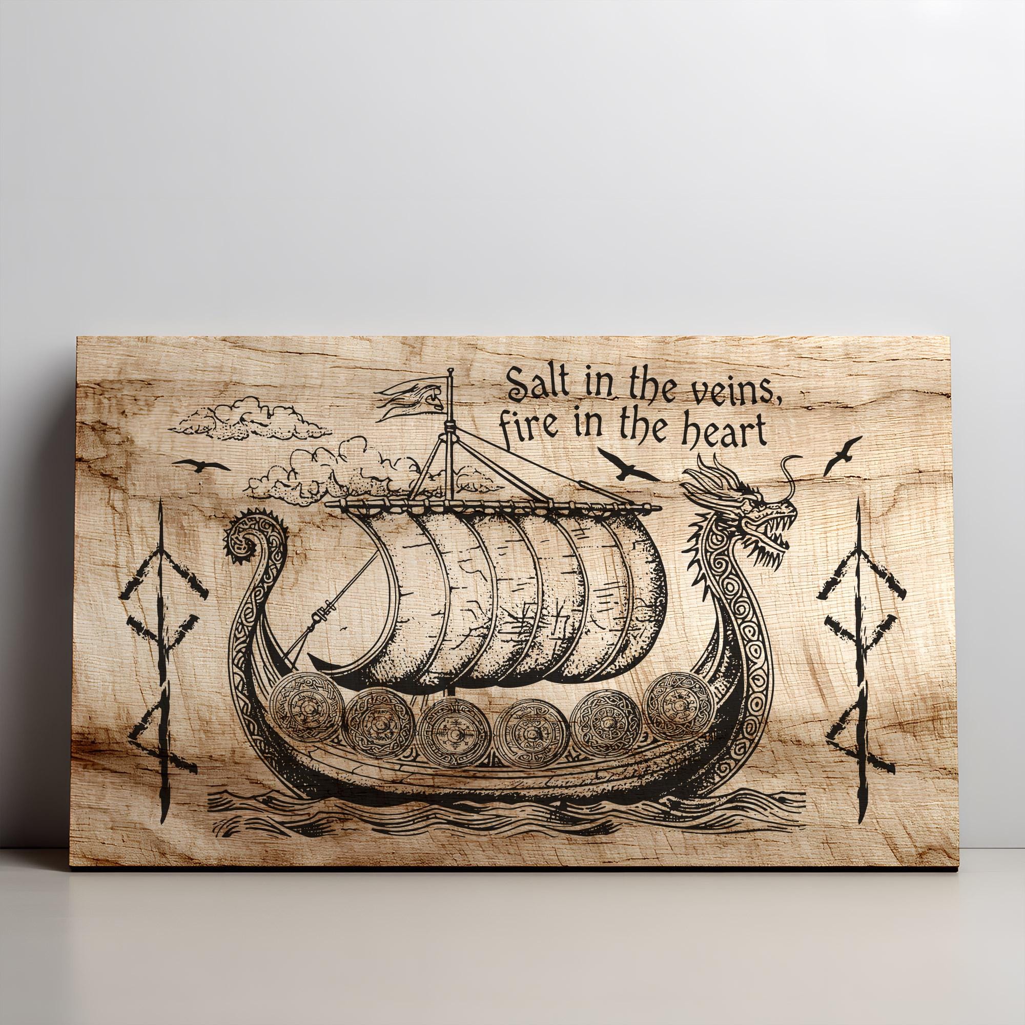 Norse Viking SVG PNG Bundle, Scandinavian Home Decor, Laser