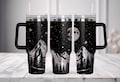 Engraved Mountain Tumbler Wrap Laser Svg, 40oz Tumbler Full Wrap Laser Svg, Engraved Stanley, Tumbler Laser File, Laser Svg For Tumbler.