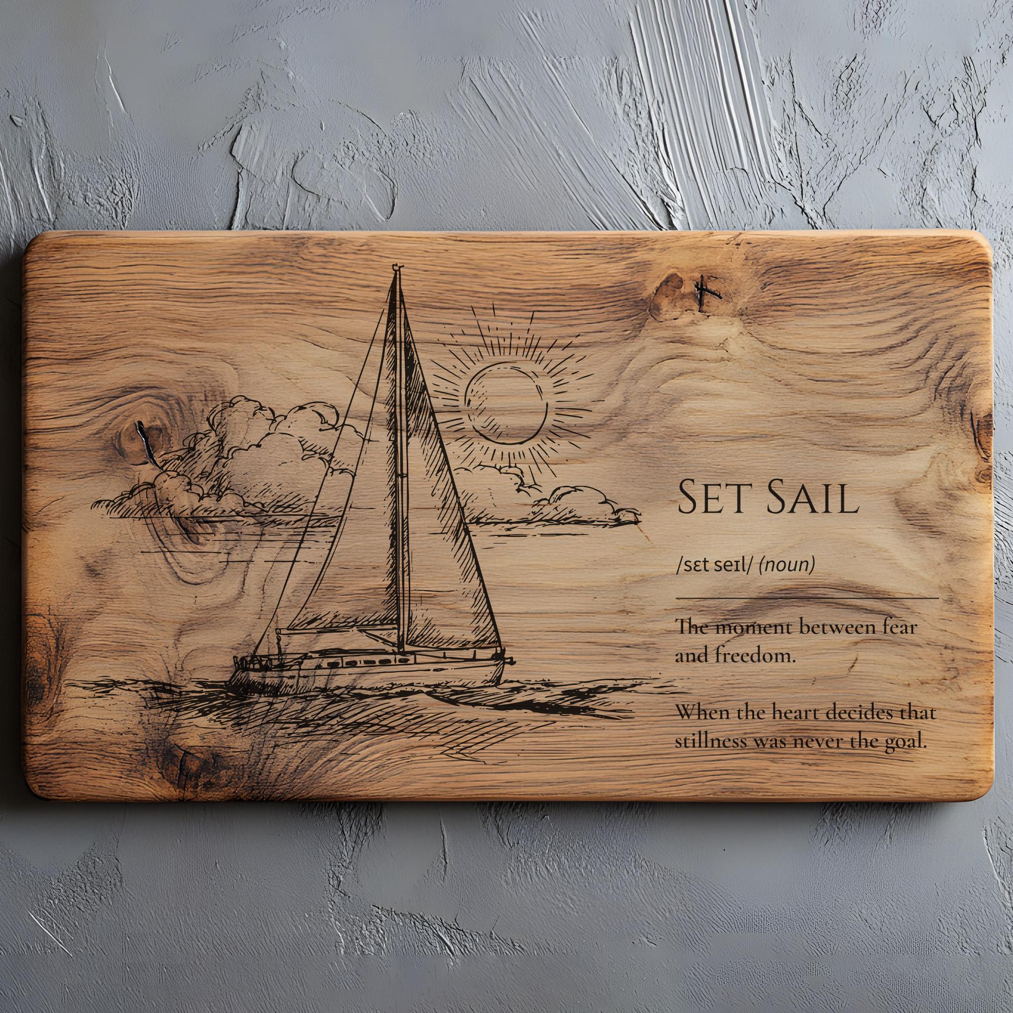 SET SAIL DEFINITION MEANING visual data 5