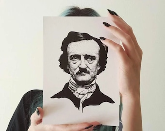 edgar allan poe - A5 print