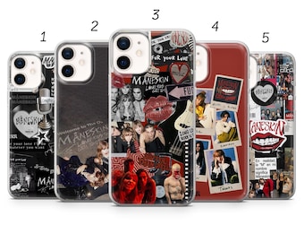Maneskin Phone Case Rock Band Glam Cover for iPhone 17Pro, 17e, 16, 15, 14, 13, 12, 11, Samsung S26, S25, A56, A16, Pixel 10a, 9Pro