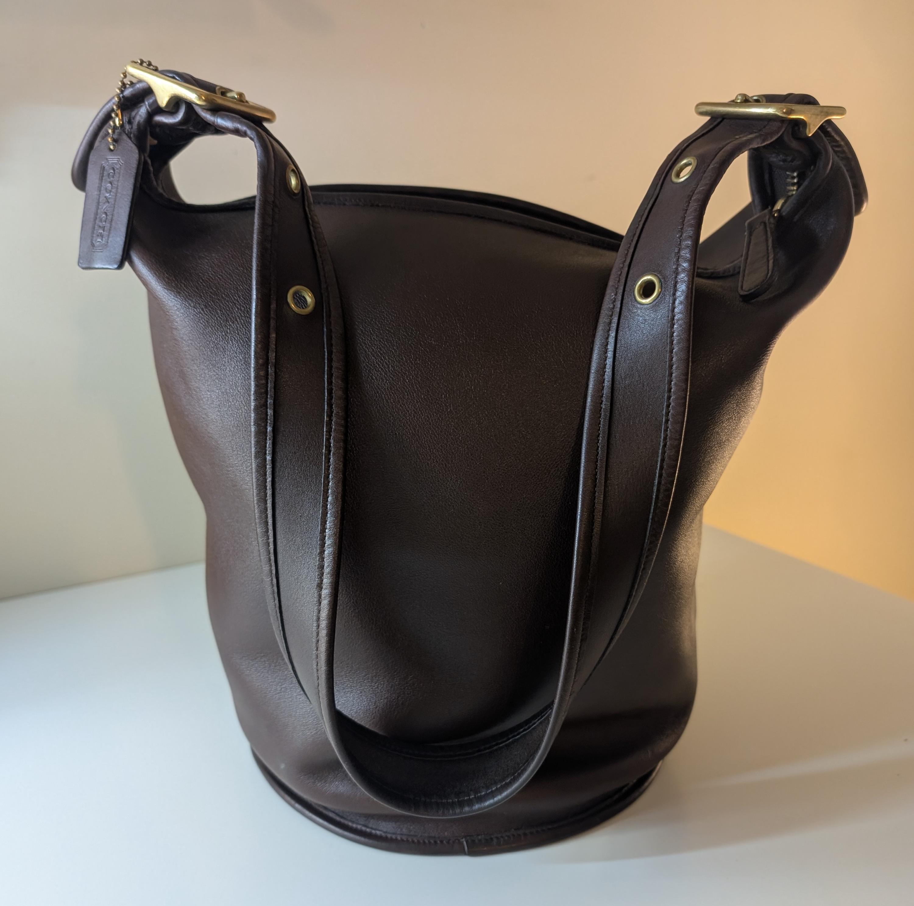 人気沸騰ブラドン Vintage Coach Duffle Sac in Mahogany 9085 - Etsy バッグ