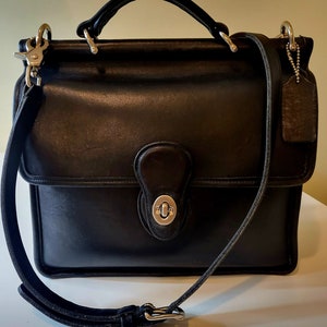 Vintage Coach Willis Bag in Black 9927